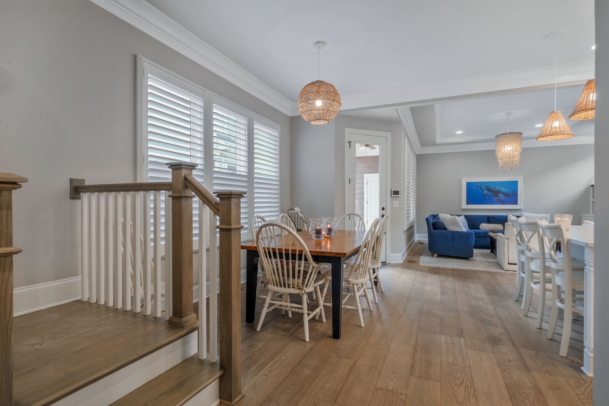 3049 Long Branch Circle Franklin, TN 37064 - Photo 9 of 30 a view of a dining room with furniture and wooden floor