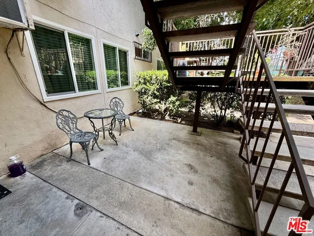 a view of outdoor seating