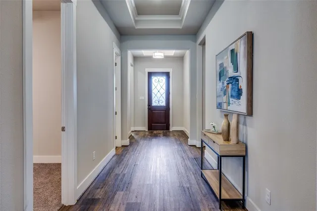 wooden floor in a gallery