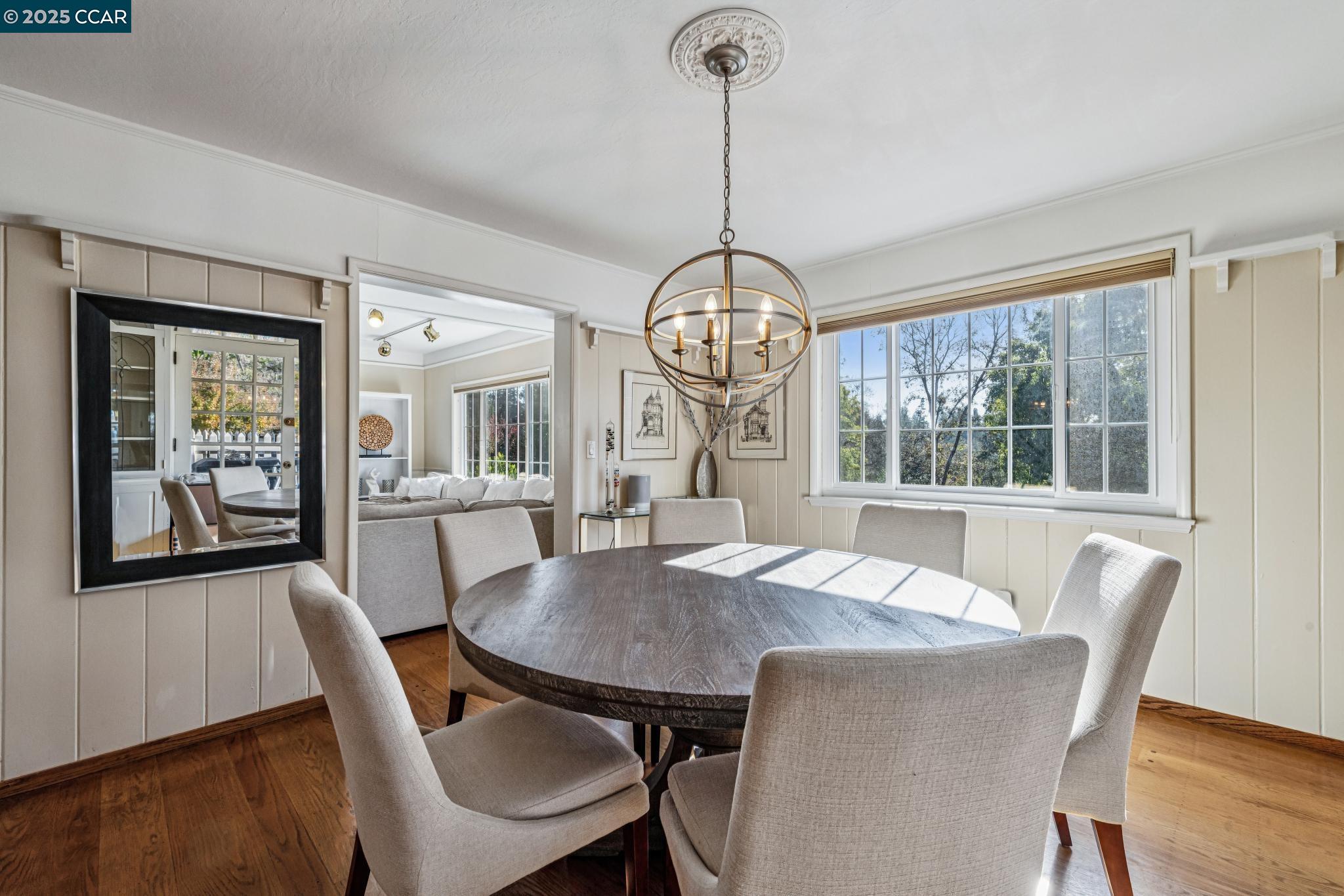 521 El Pintado Road Danville, CA 94526 - Photo 7 of 11 a view of a dining room with furniture window and wooden floor