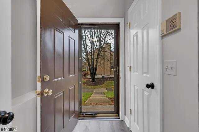 a view of a entryway door