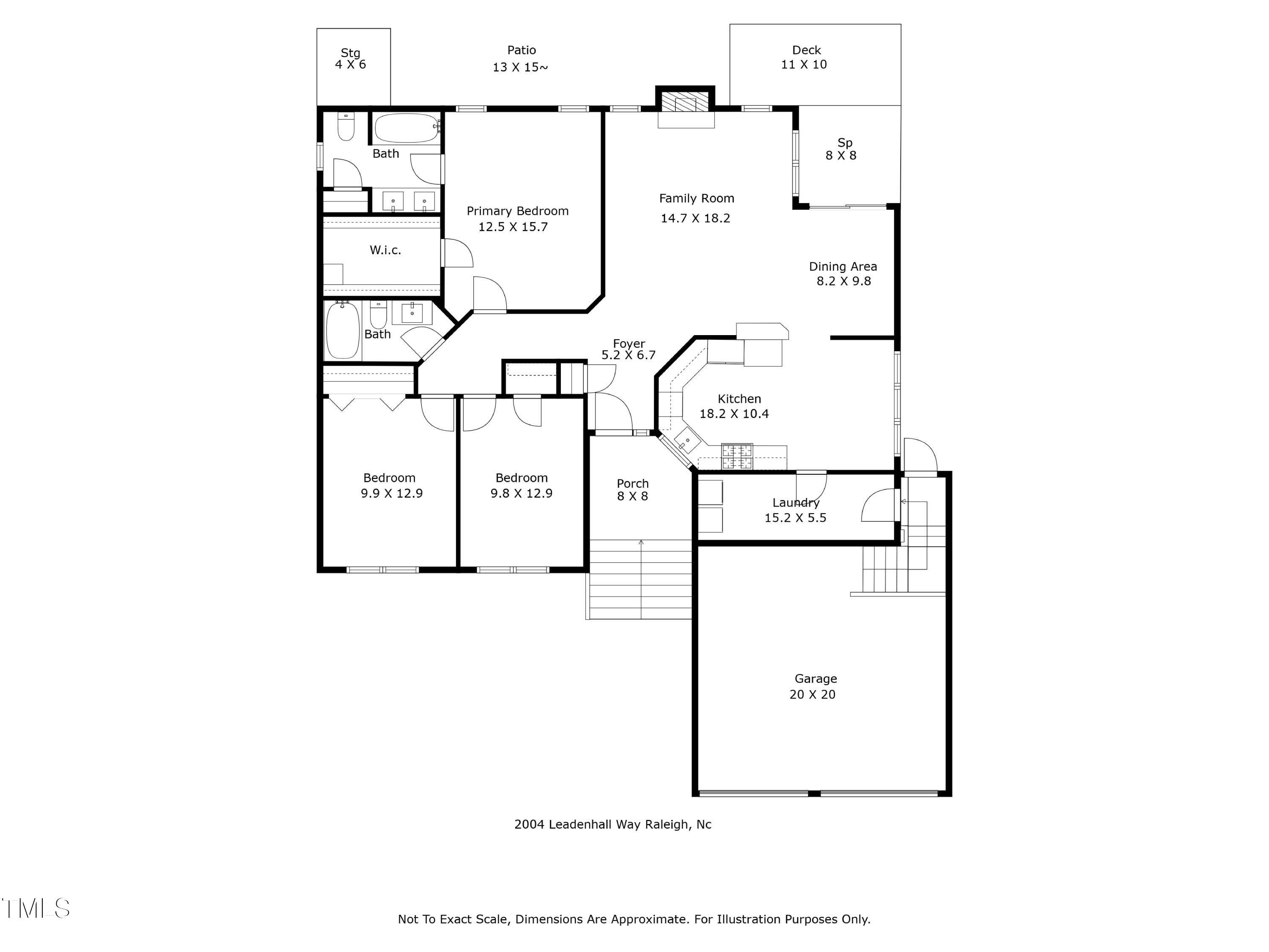 2004 Leadenhall Way Raleigh, NC 27603 - Photo 27 of 27 Floor Plan - 2004 Leadenhall Way - Torre