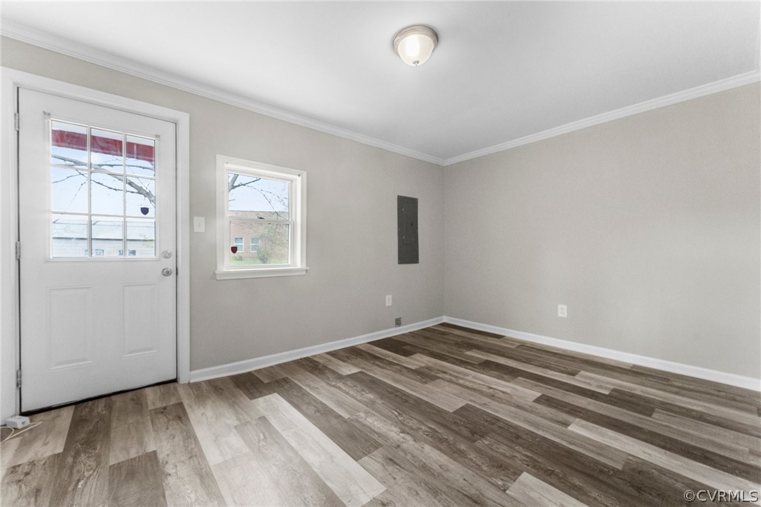452 Harding Street Petersburg, VA 23803 - Photo 13 of 39 a view of room with window and hardwood floor