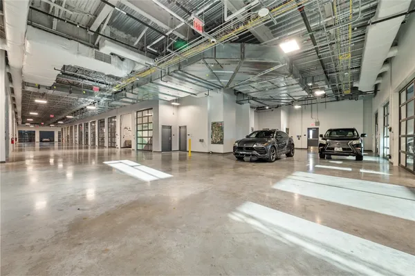 a view of car garage