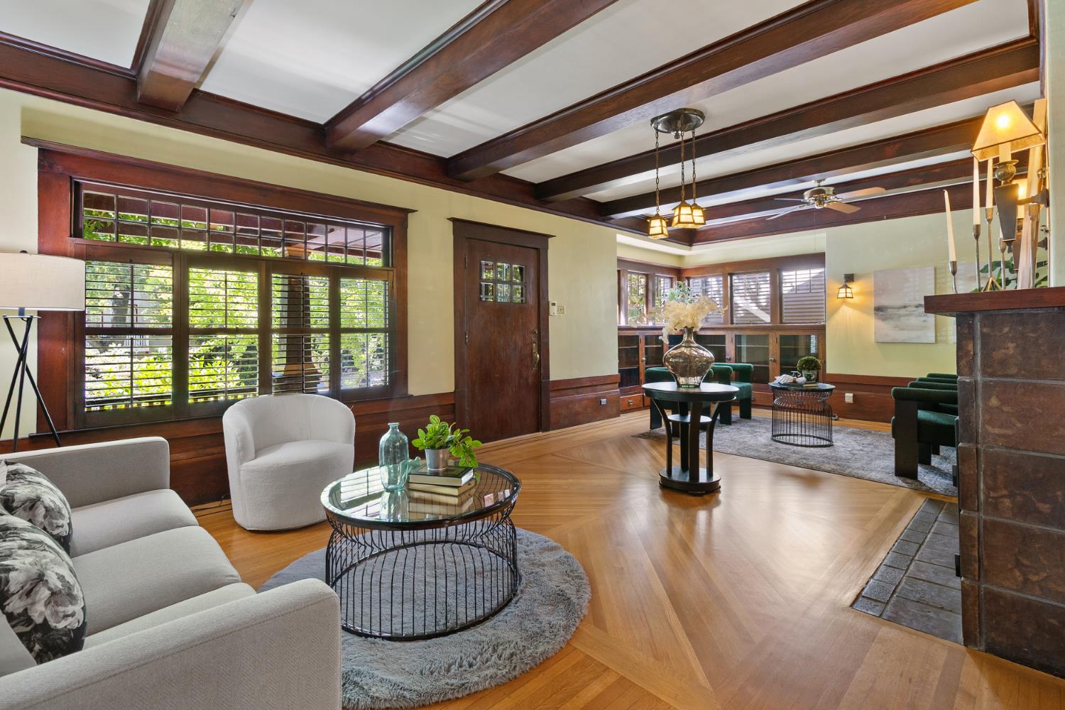 1705 H Street Sacramento, CA 95811 - Photo 5 of 50 a living room with furniture and a large window