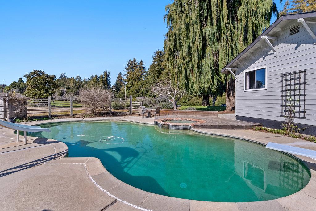 500 Valencia School Road Aptos, CA 95003 - Photo 30 of 44 a view of a house with a backyard