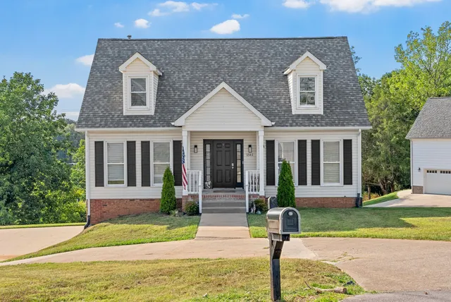 a view of a house with a swimming pool