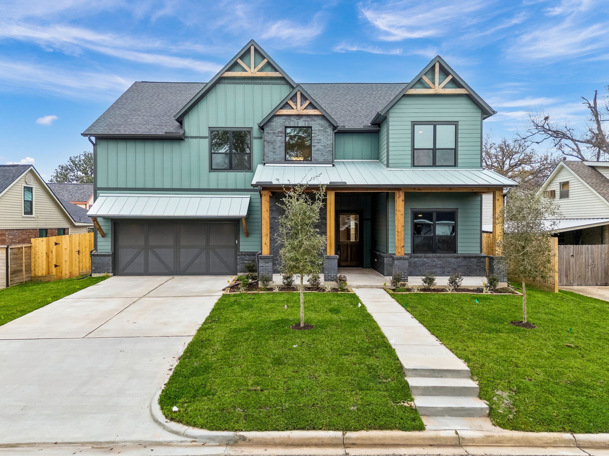 Stunning curb appeal with an extended 30ft front porch.