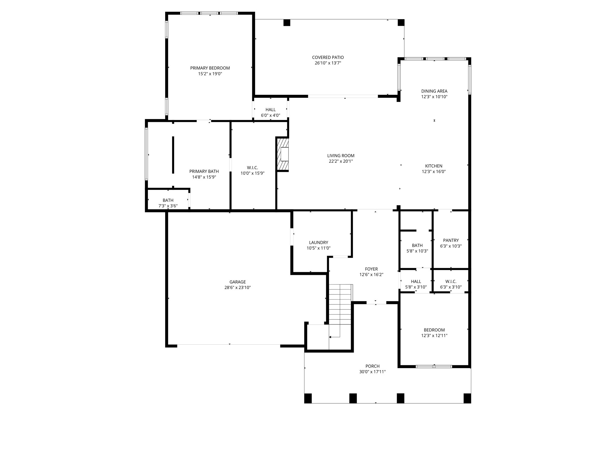 511 Graceland Street Houston, TX 77009 - Photo 42 of 43 First floor plan