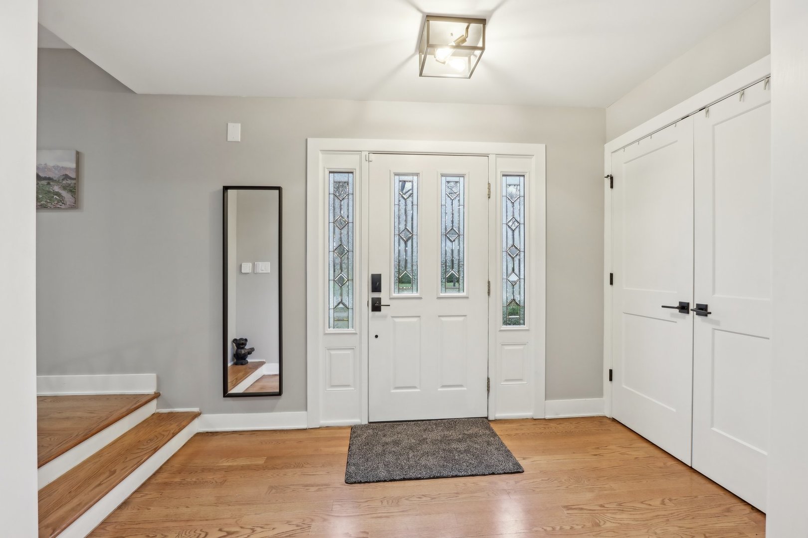 2542 Woodlawn Road Northbrook, IL 60062 - Photo 15 of 38 wooden floor with white walls