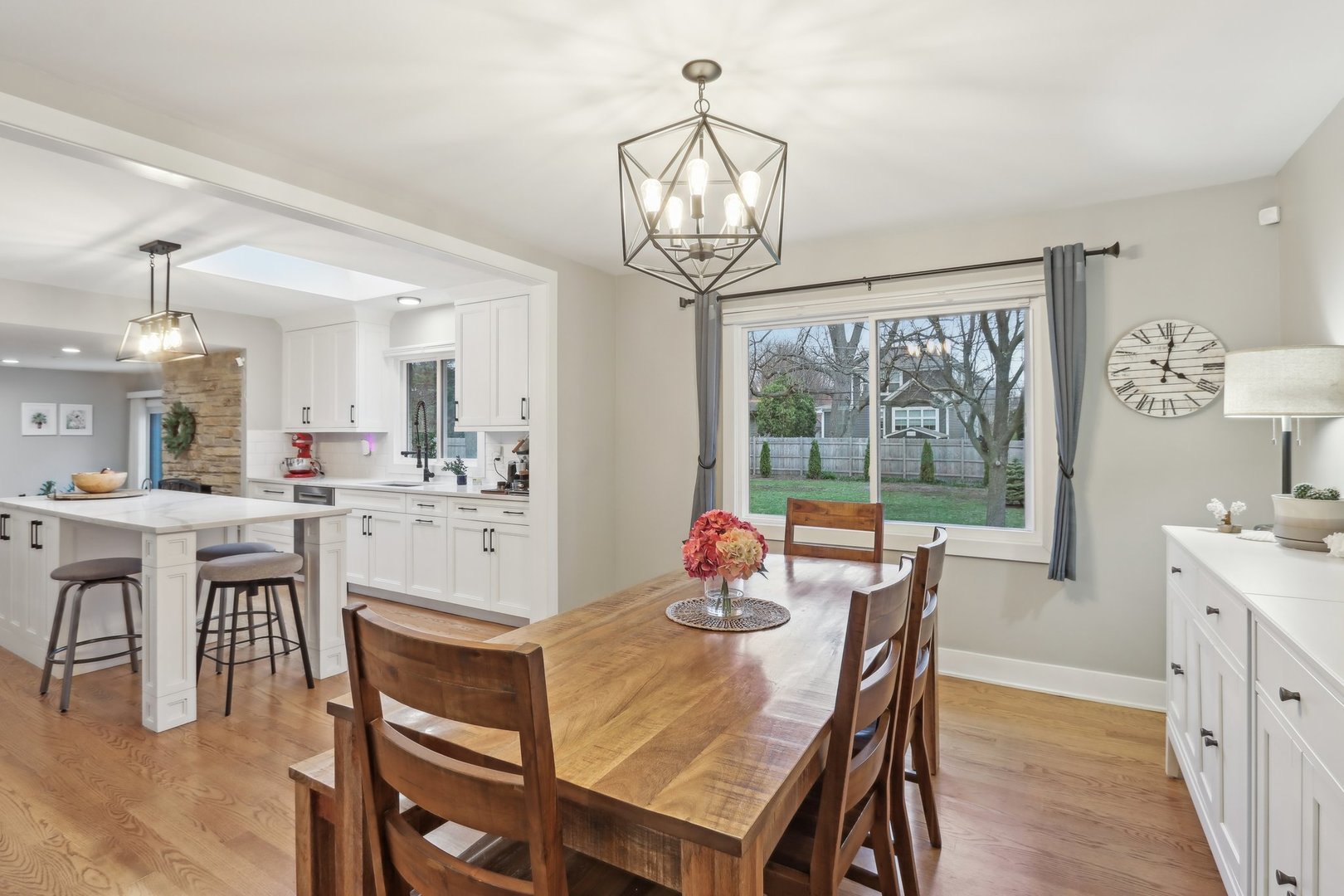 2542 Woodlawn Road Northbrook, IL 60062 - Photo 8 of 38 a view of a dining room with furniture window and outside view