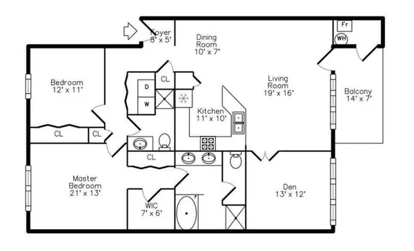 $2,000 | 1430 Fox Pointe Circle, Unit 43, Ann Arbor, MI 48108