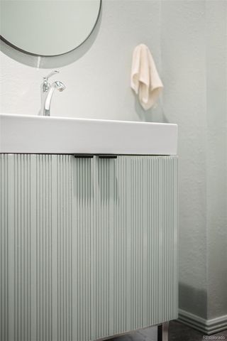 a close view of shower