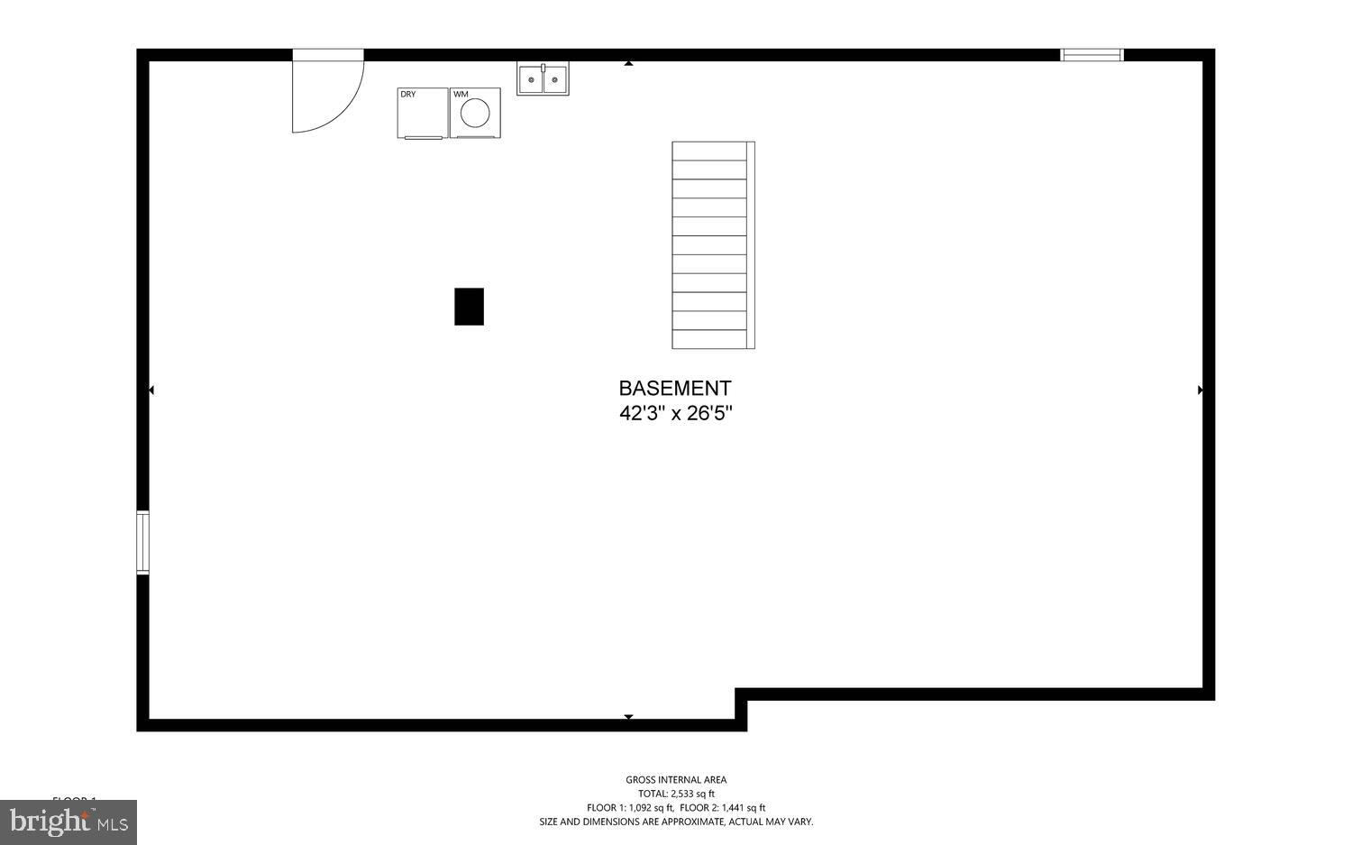 7819 Ridge Road Severn, MD 21144 - Photo 47 of 47 Basement Floor Plan