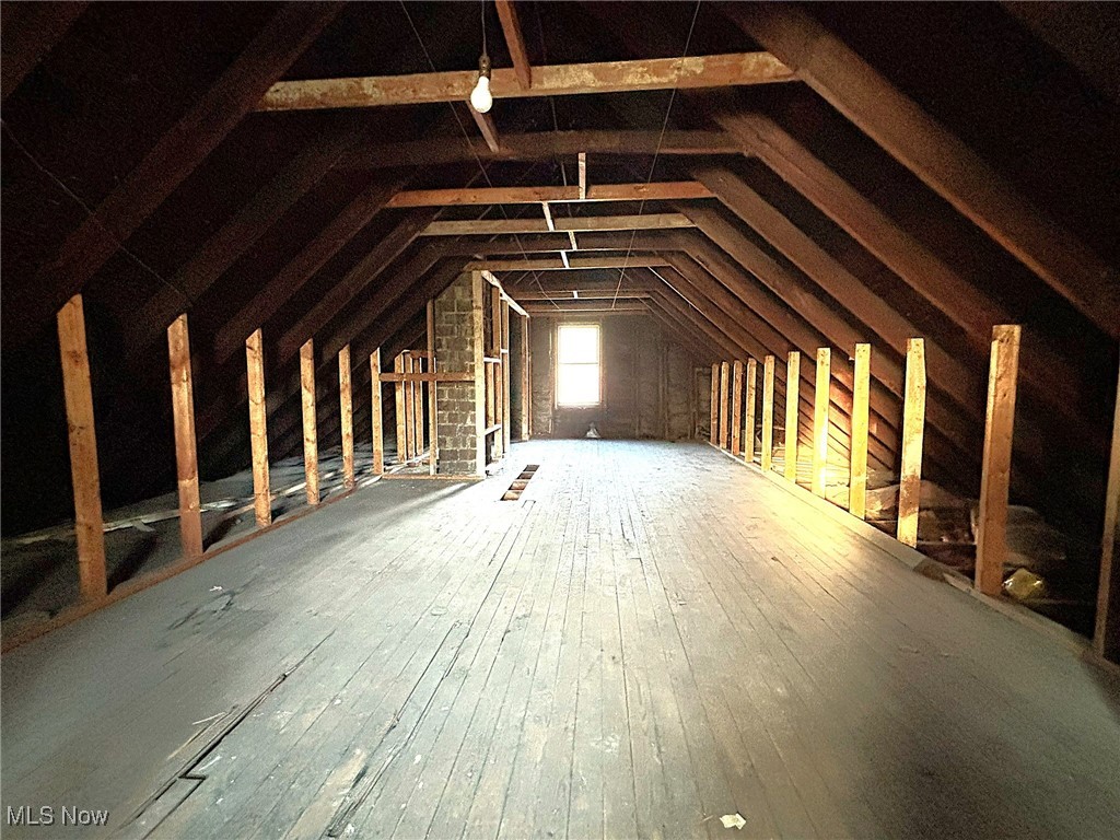 888 Rondel Road Cleveland, OH 44110 - Photo 21 of 35 View of unfinished attic