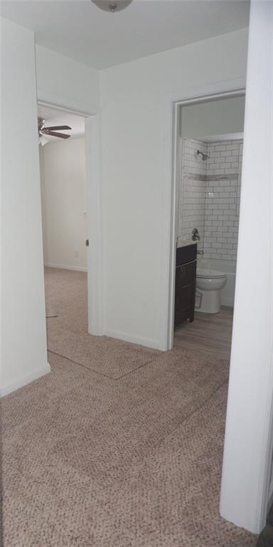 28 Walton Road Pittsburgh, PA 15236 - Photo 18 of 25 Hallway into the Bedrooms and Bathroom is not the usual layout, very open!
