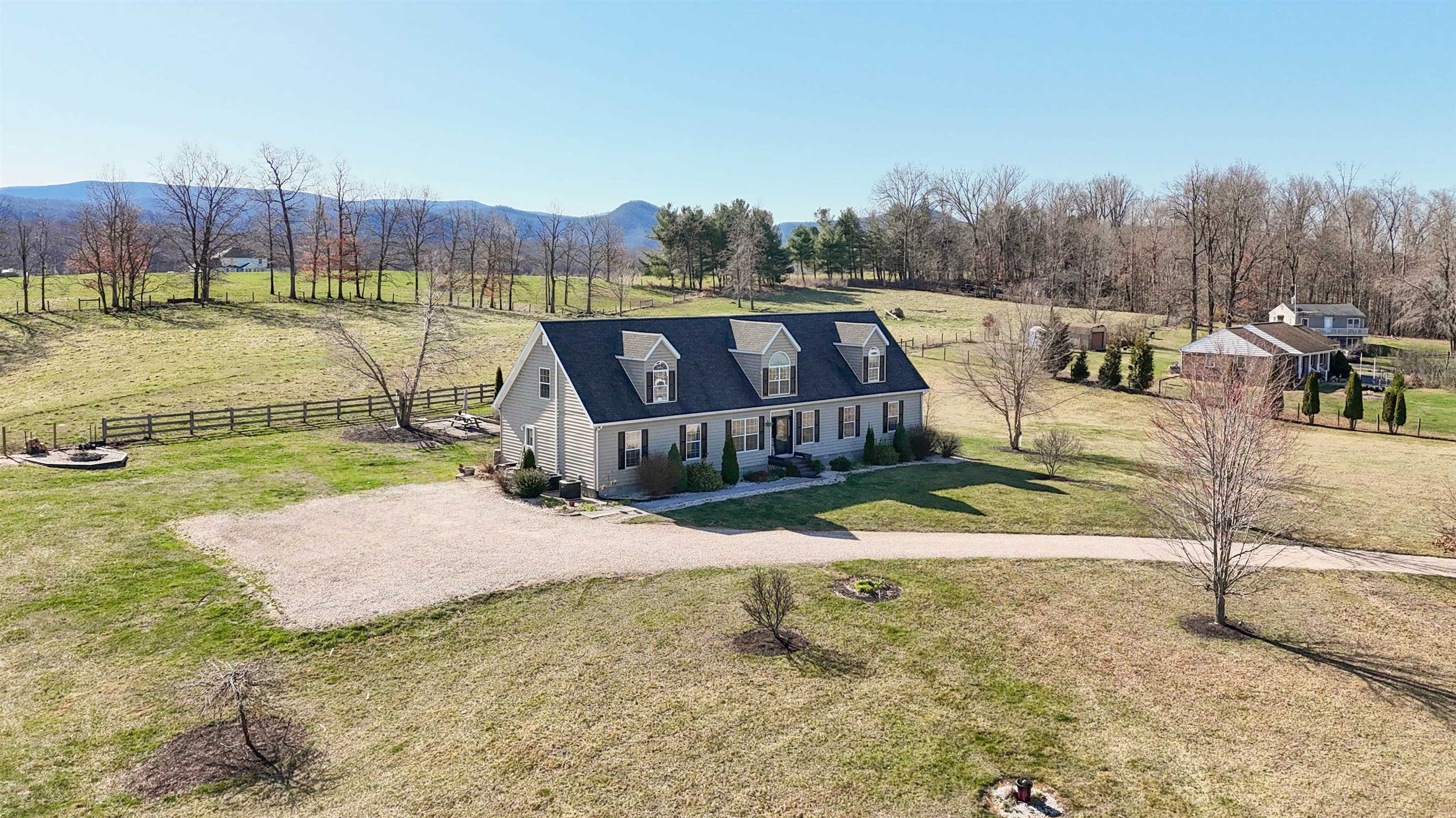 450 Steeles Fort Road Raphine, VA 24472 - Photo 1 of 52 a view of a house with backyard and a yard