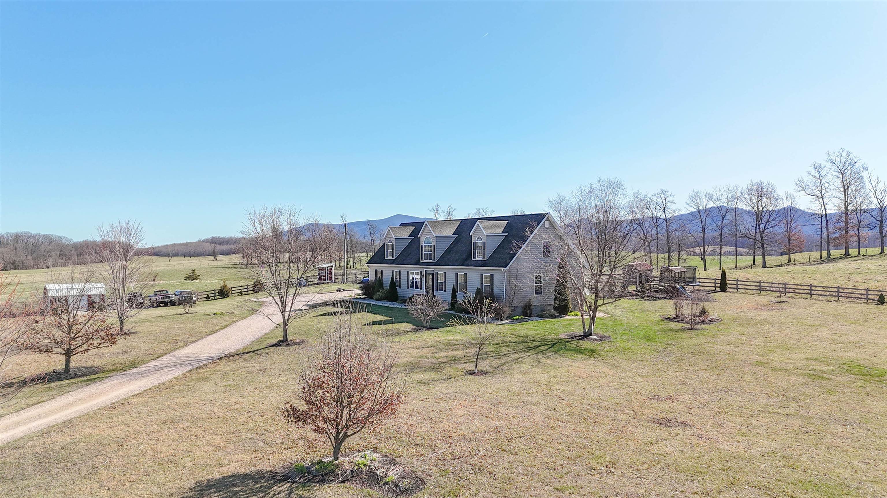 450 Steeles Fort Road Raphine, VA 24472 - Photo 2 of 52 a view of a backyard with sitting area