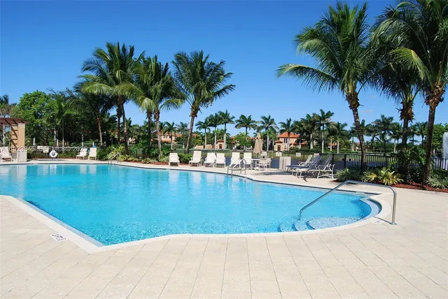 a view of outdoor space yard and swimming pool