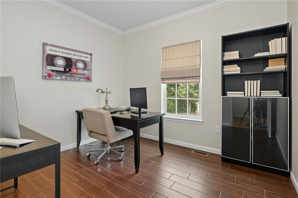 207 Windham Lane Mars, PA 16046 - Photo 17 of 43 a view of a workspace with furniture and a window