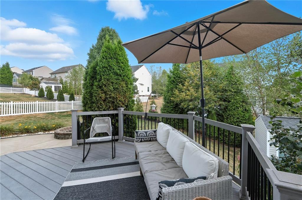 207 Windham Lane Mars, PA 16046 - Photo 39 of 43 a view of a deck with furniture and a yard