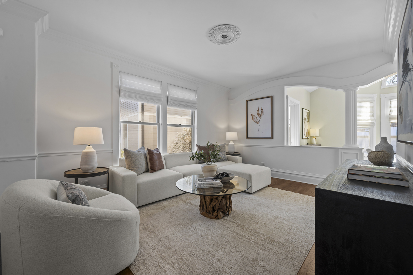 399 East Deerpath Road Lake Forest, IL 60045 - Photo 15 of 61 a living room with furniture and a window