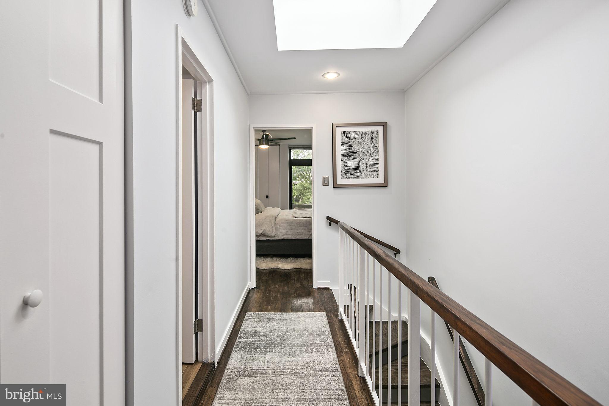 361 N Street Southwest, Unit 361 Washington, DC 20024 - Photo 18 of 52 Upper level landing and sky light