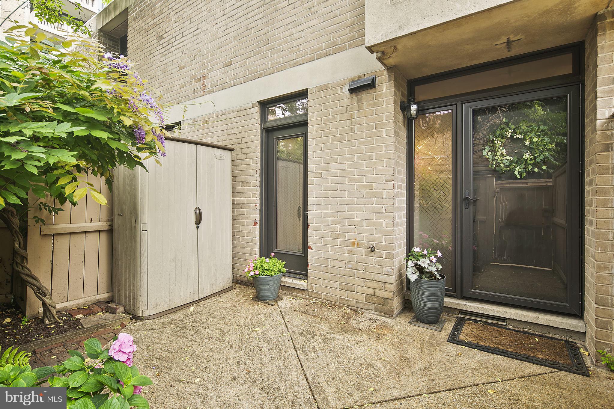 361 N Street Southwest, Unit 361 Washington, DC 20024 - Photo 19 of 27 Rear entrance and storage