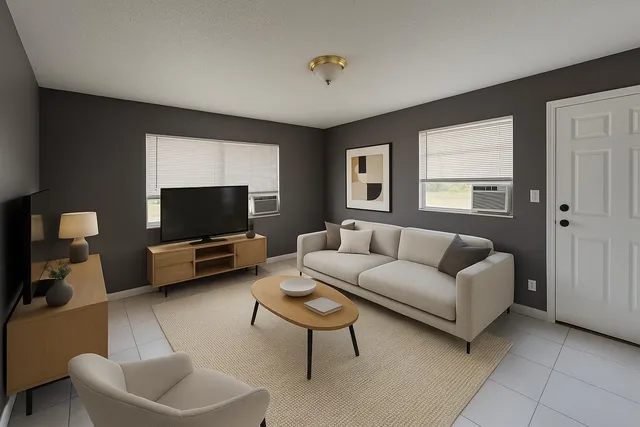 a kitchen with stainless steel appliances granite countertop a refrigerator stove and microwave