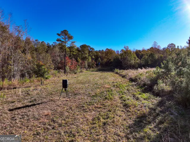 a view of a outdoor space with mountain view