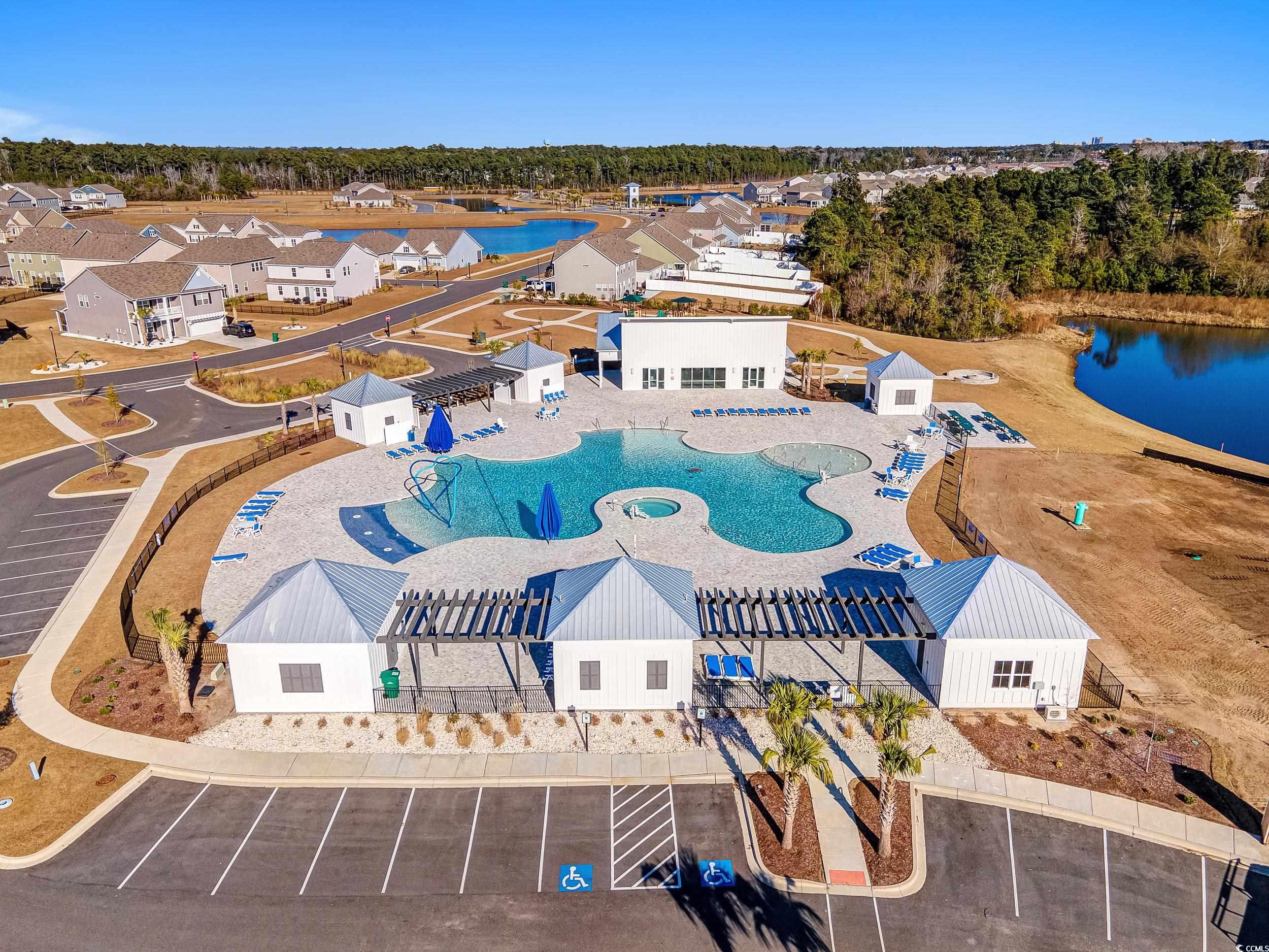 1087 Baker Creek Loop Myrtle Beach, SC 29579 - Photo 32 of 37 Aerial view featuring a residential view and a wat