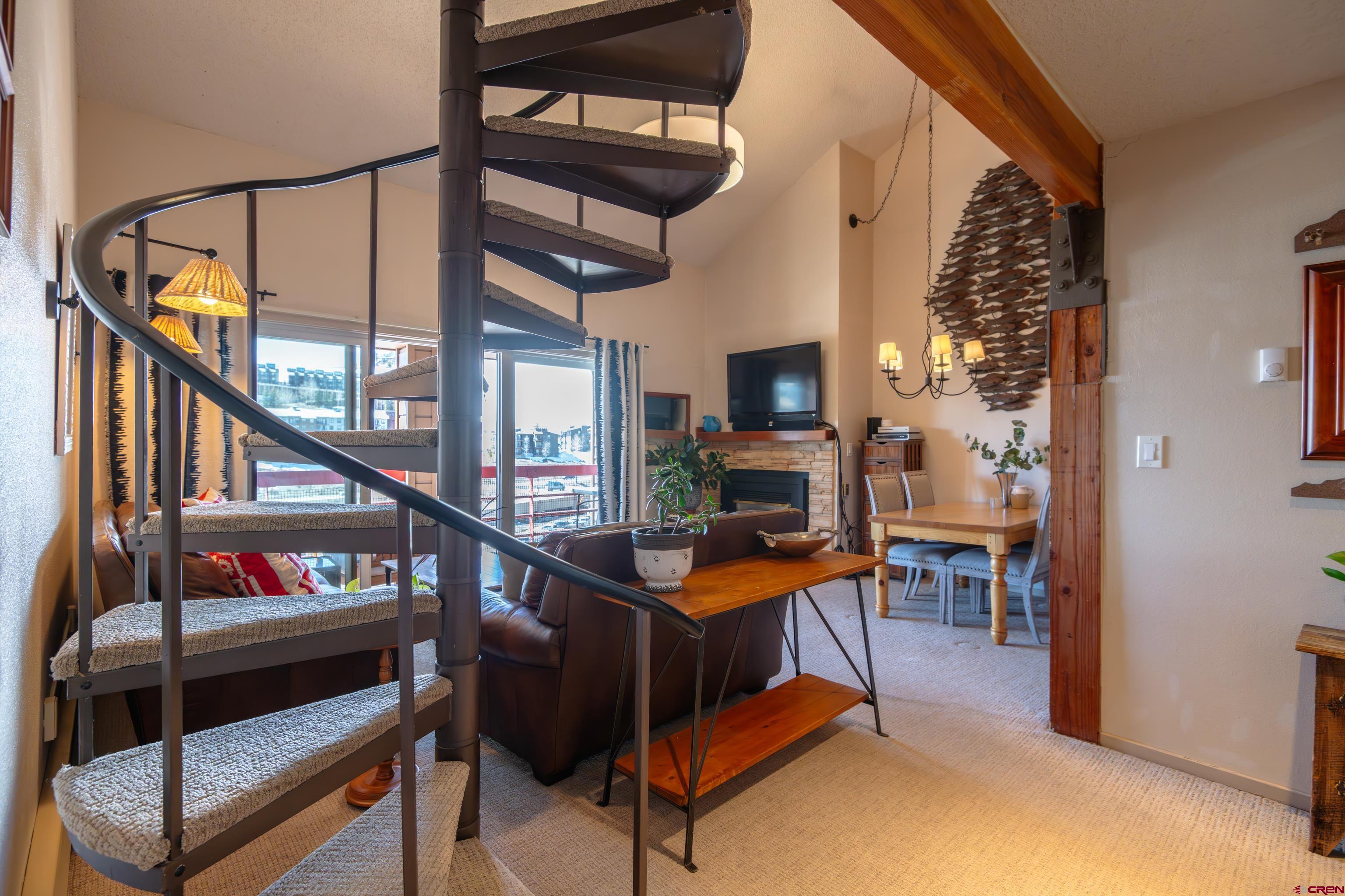 25 Emmons Road, Unit 41 Crested Butte, CO 81225 - Photo 25 of 45 a view of entryway wih livingroom and furniture