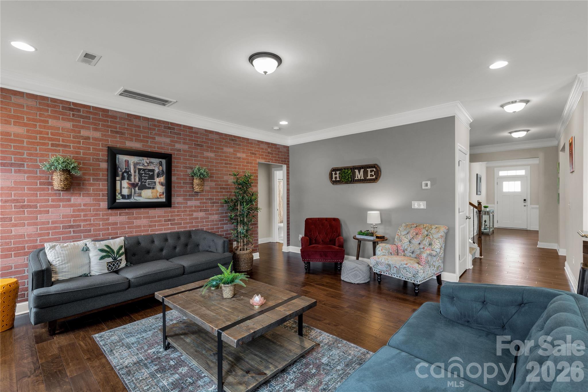 1372 Rainier Drive Fort Mill, SC 29708 - Photo 16 of 48 a living room with furniture and wooden floor
