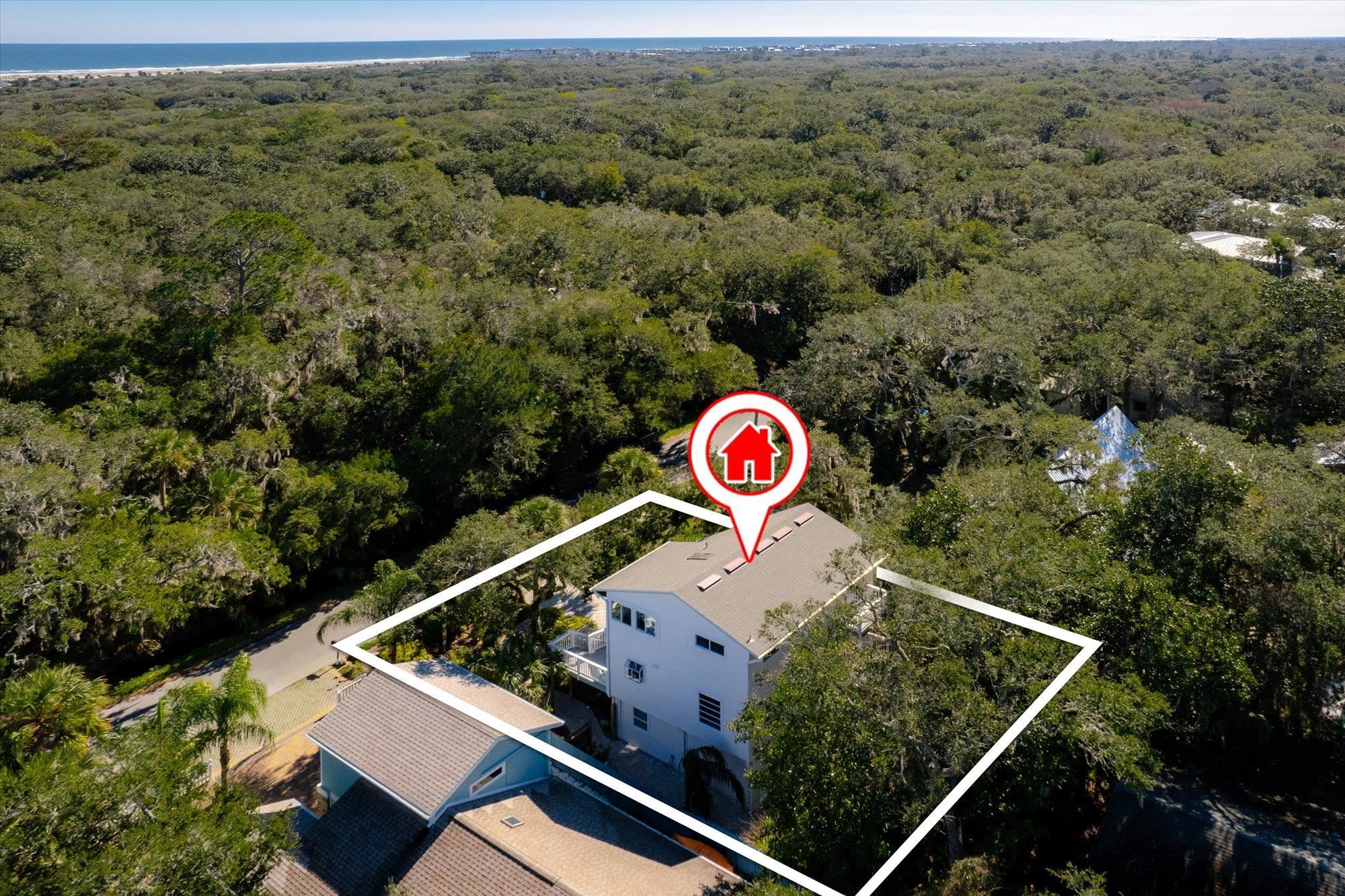 1685 Santander Street St. Augustine, FL 32080 - Photo 48 of 48 an aerial view of a forest