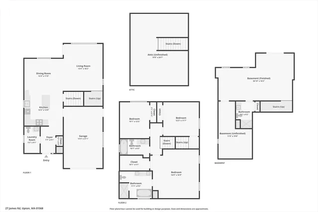 $750,000 | 27 James Road, Unit 2, Upton, MA 01568