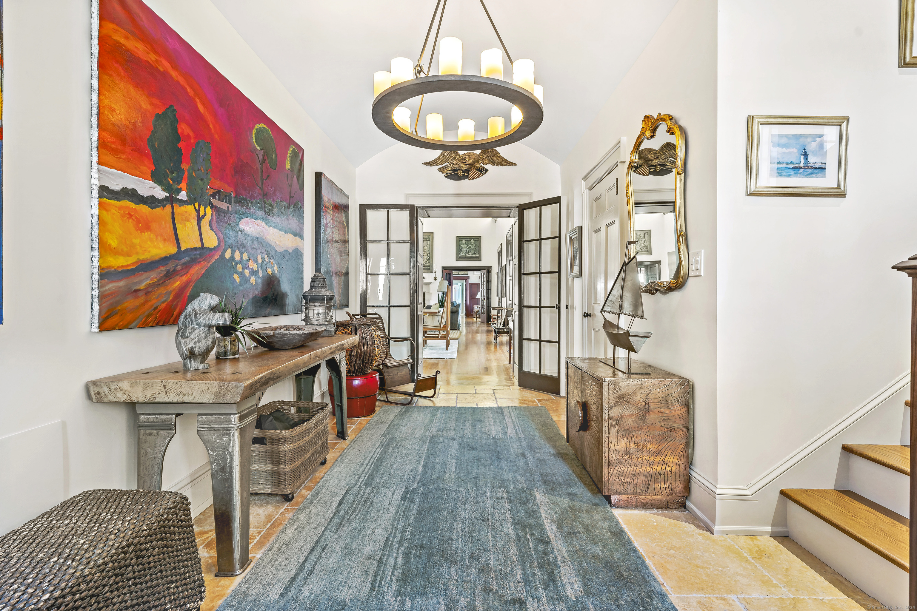 153 Ferry Road Lyme, CT 06371 - Photo 14 of 32 a view of a bedroom with furniture and hardwood floor