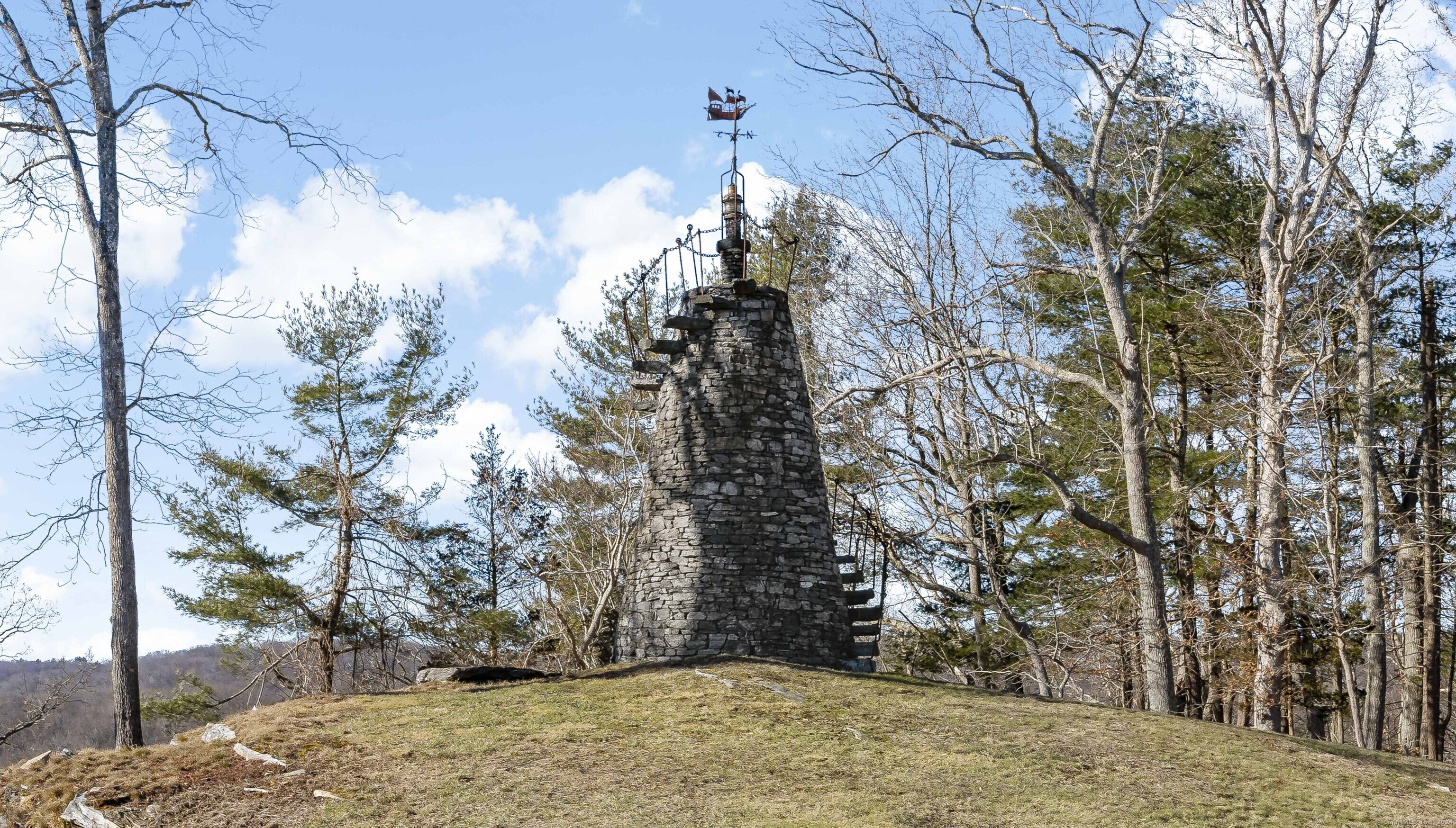 153 Ferry Road Lyme, CT 06371 - Photo 33 of 34 Old stone lighthouse with spiral steps to the top!