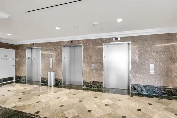 a view of a refrigerator in the kitchen