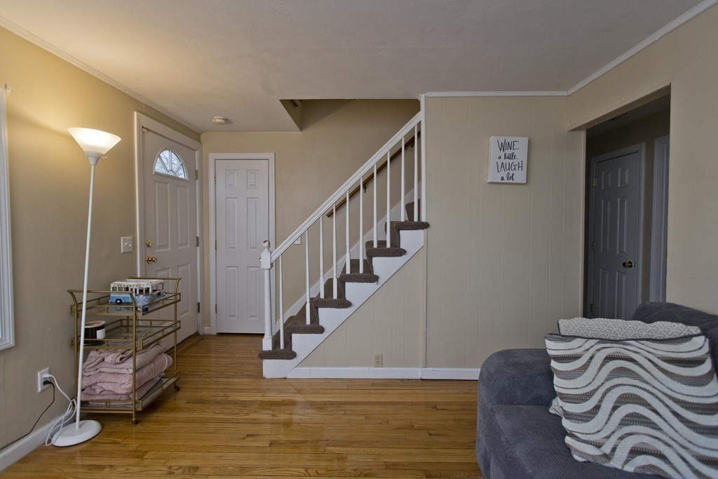 90 Spear Road Springfield, MA 01119 - Photo 9 of 19 a view of entryway and hall with wooden floor