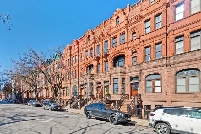 a view of a large building with many windows