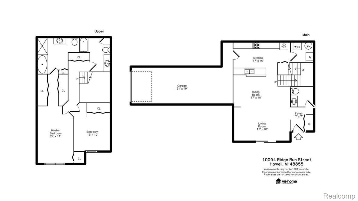 10094 Ridge Run Street Howell, MI 48855 - Photo 37 of 38 plan_floorhc.jpg