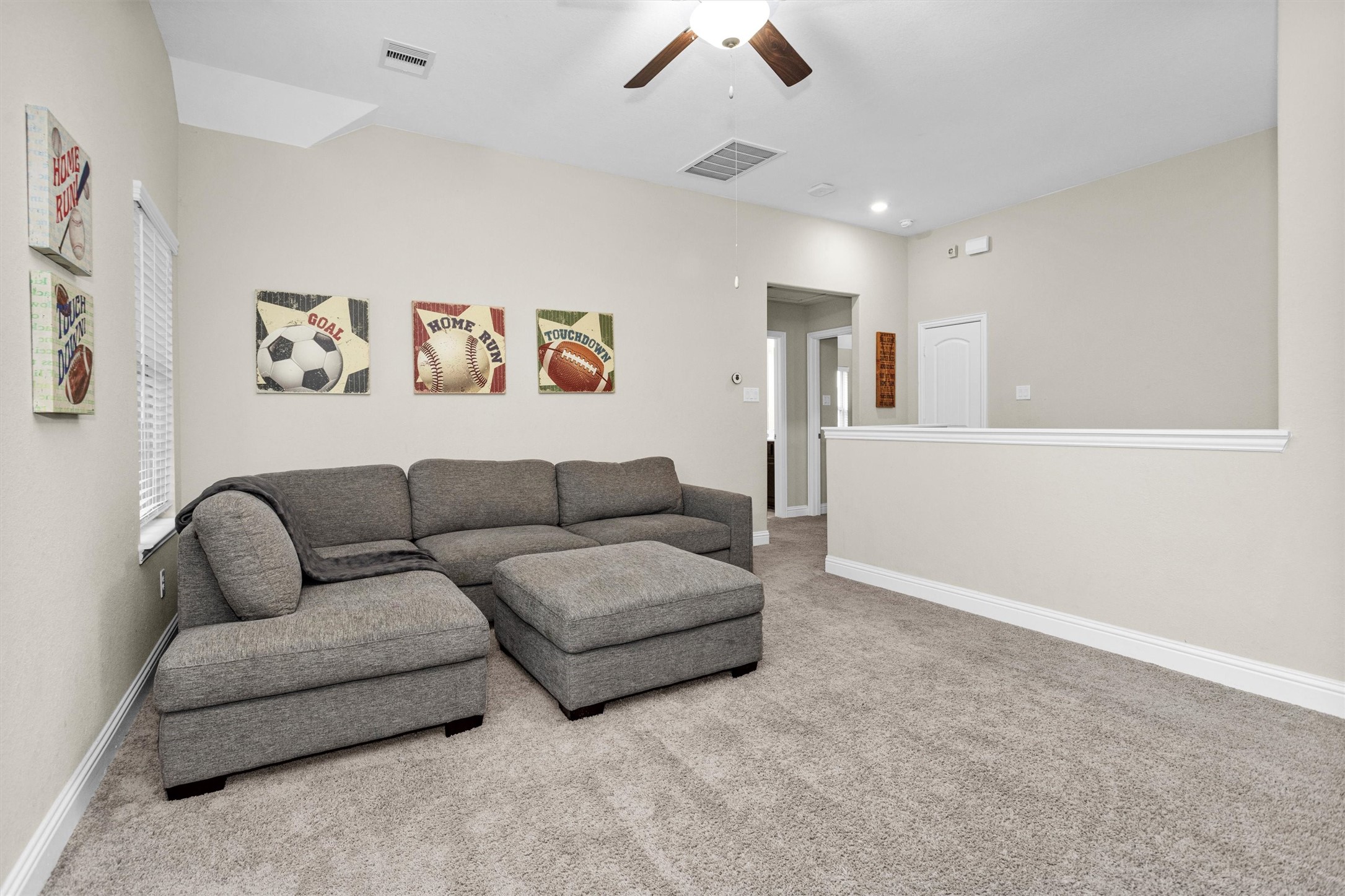3622 Lister Drive Rosharon, TX 77583 - Photo 28 of 44 a living room with furniture and ceiling fan