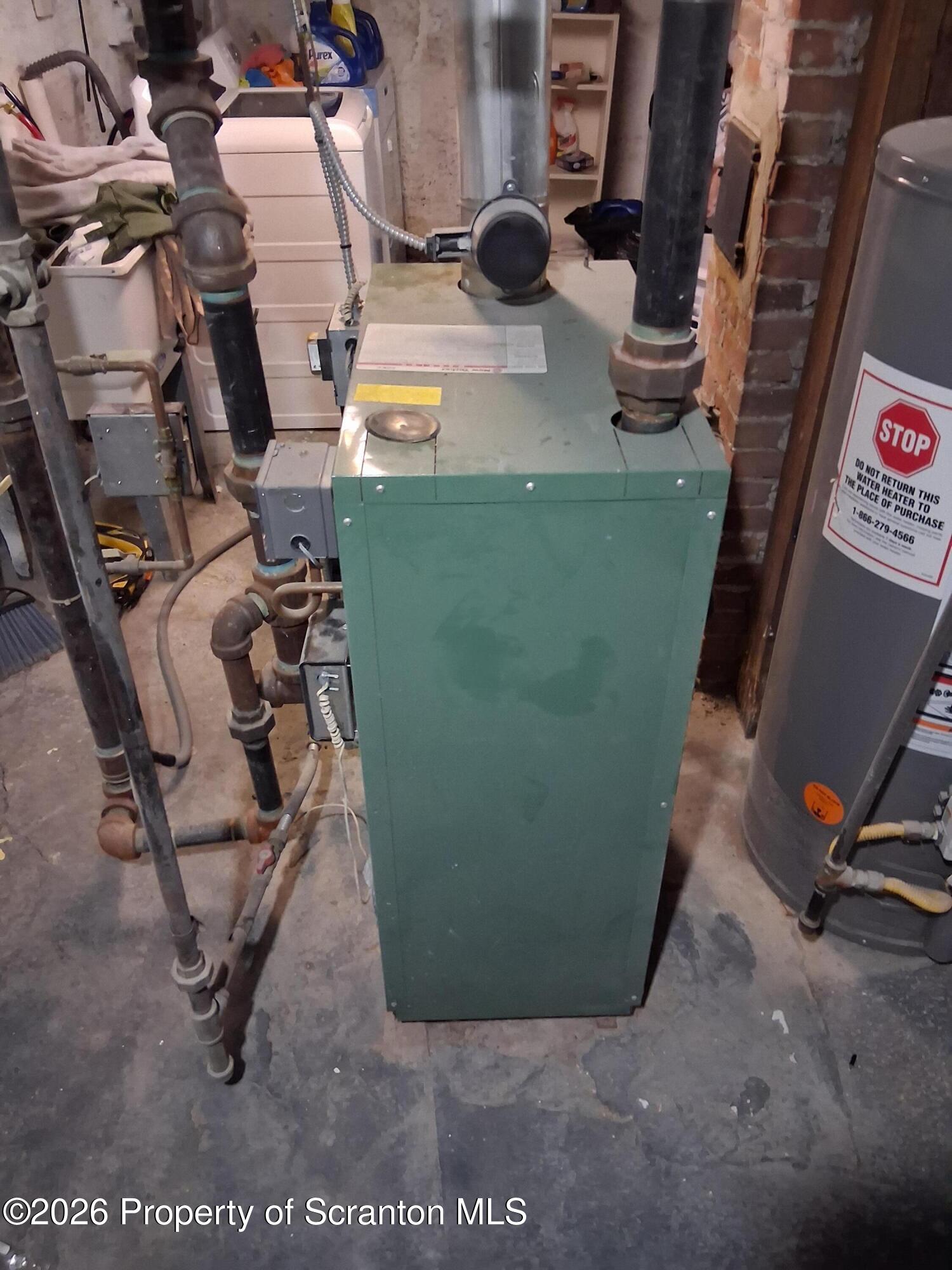 611 Moosic Street Scranton, PA 18505 - Photo 21 of 24 a view of water heater room