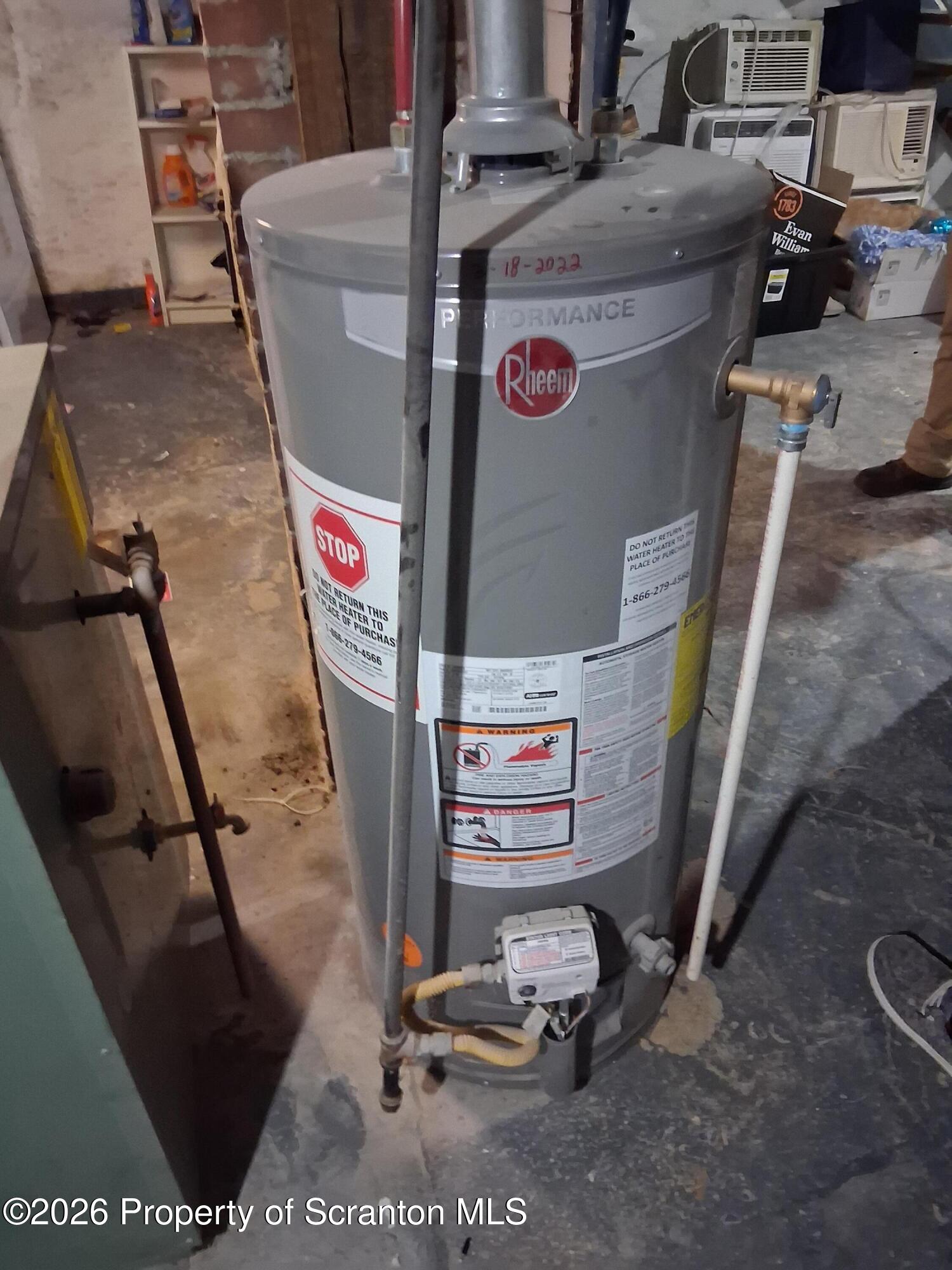 611 Moosic Street Scranton, PA 18505 - Photo 22 of 24 a view of storage and utility room