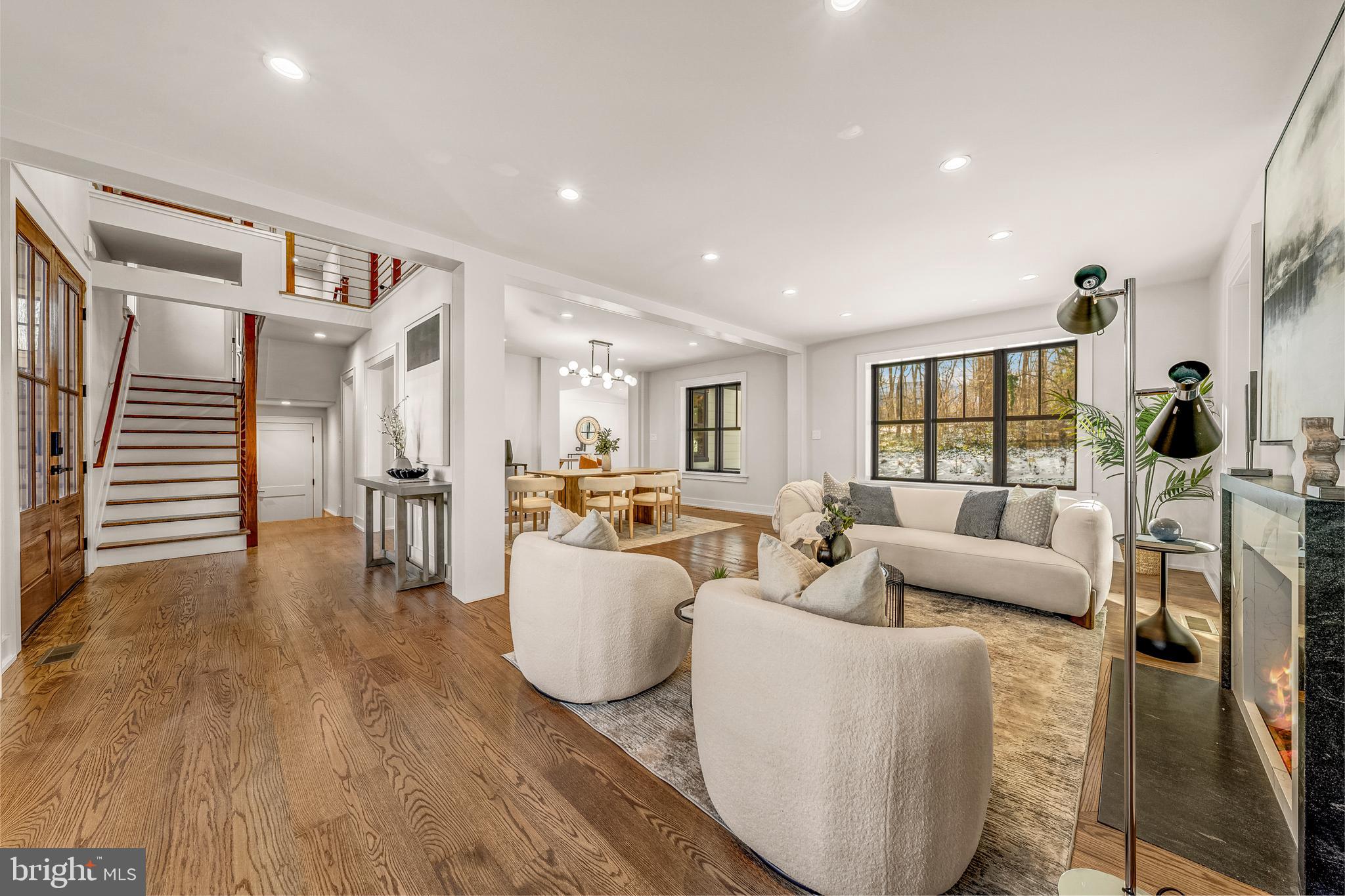 5921 Chesterbrook Road McLean, VA 22101 - Photo 7 of 76 a living room with furniture and a wooden floor