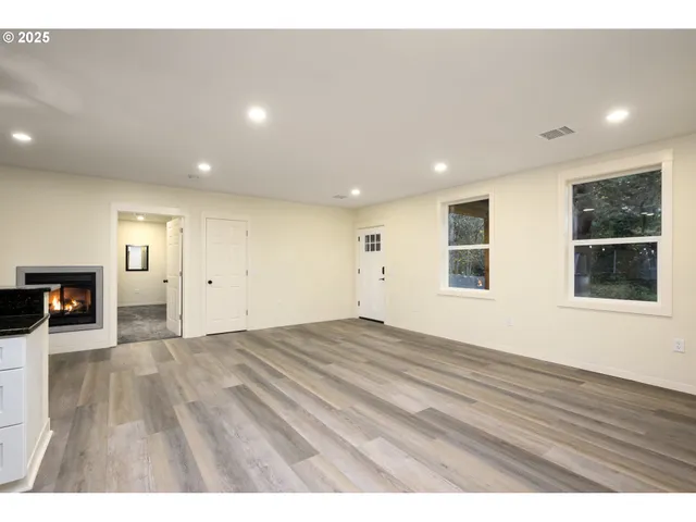 a view of an empty room