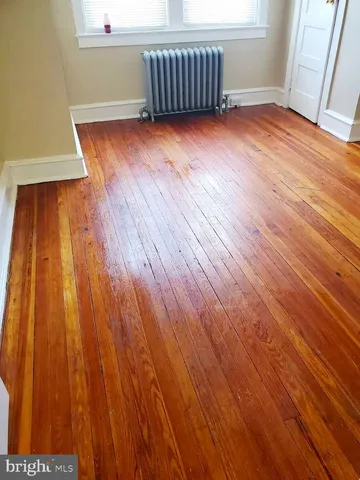 a view of wooden floor in a room
