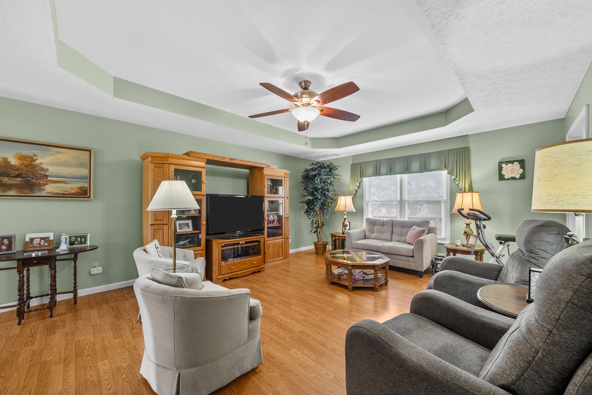 1230 Bark Ridge Circle Hopkinsville, KY 42240 - Photo 7 of 38 a living room with furniture and a flat screen tv