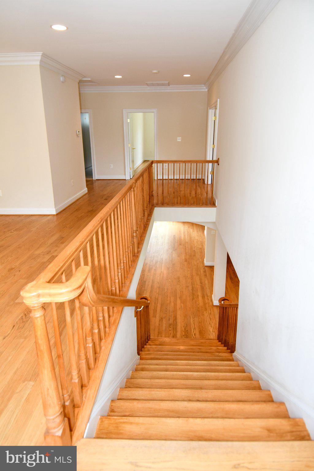 1924 Leonard Road Falls Church, VA 22043 - Photo 28 of 61 Elegant staircase with warm wood tones.