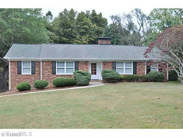 421 Kyle Road Winston-Salem, NC 27104 - Photo 2 of 16 Facade/Exterior Front. Neatly landscaped, low maintenance yard lends wonderful curb appeal